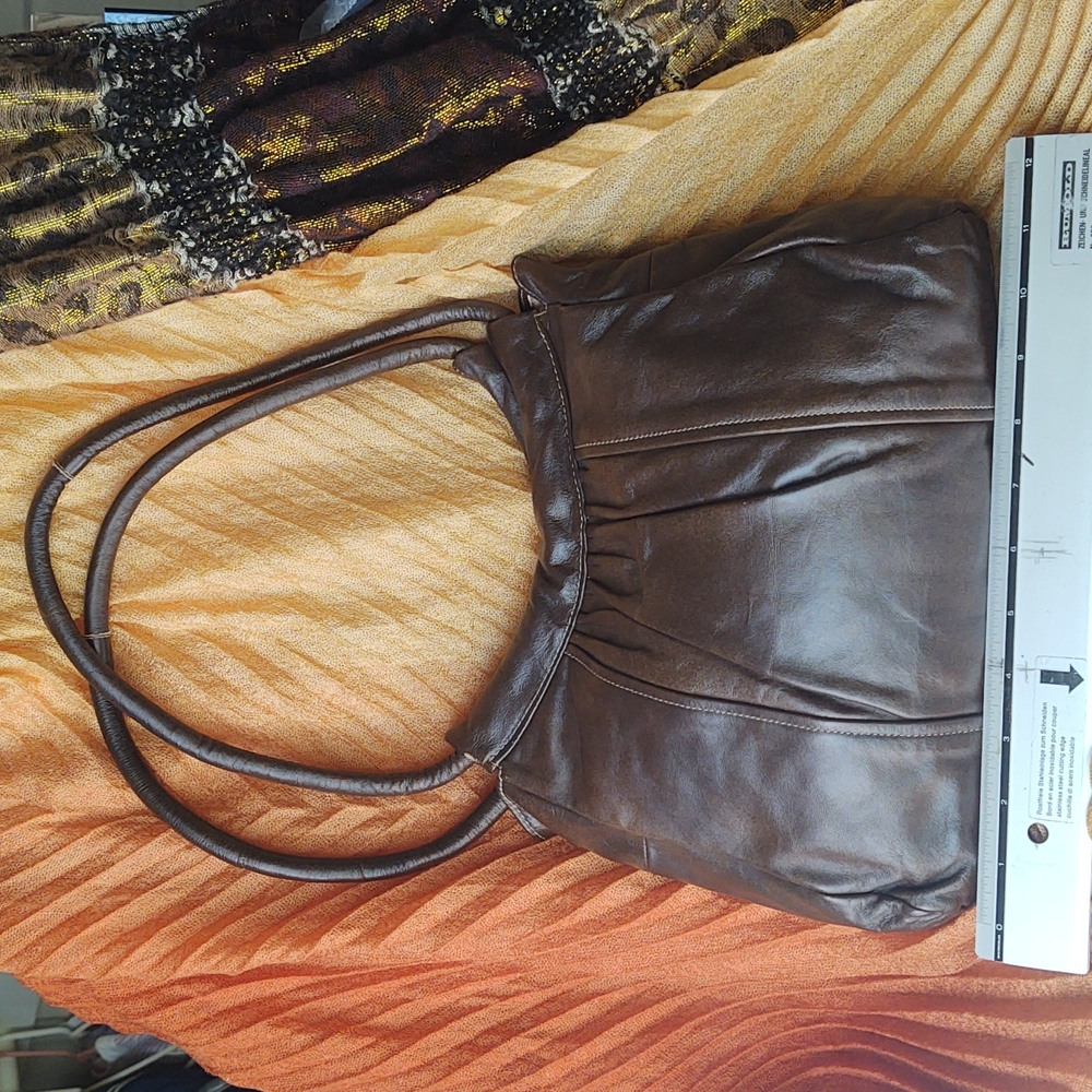 Leather handbag from Mexico. Never used